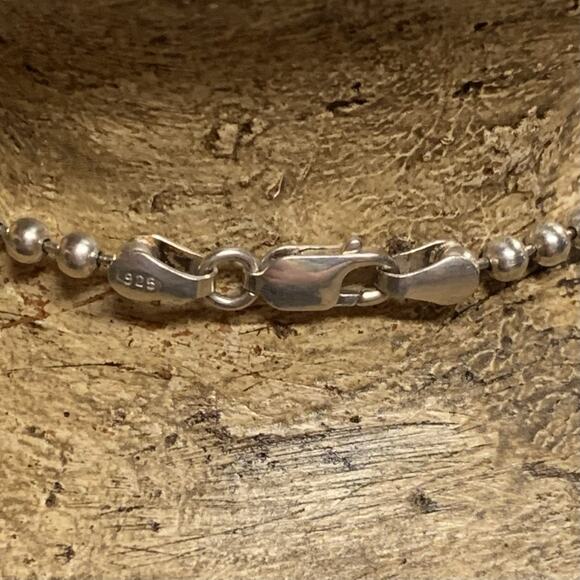 Whitney Kelly Sterling Silver and Multi Color Pendant on Sterling Ball Chain - Picture 10 of 10